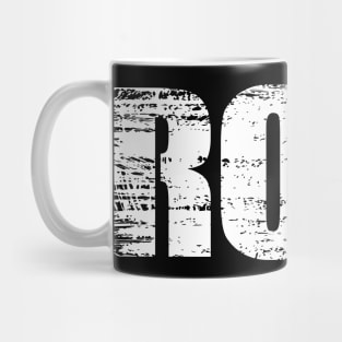 Distressed Look Rowing Gift For Rowers Mug